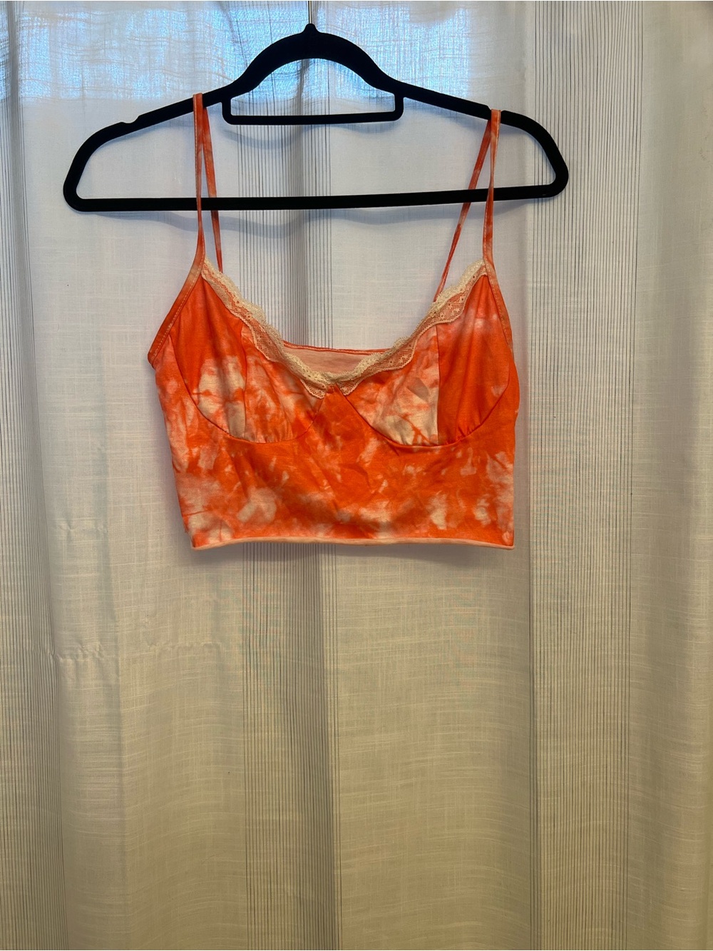 Brand New super cute little boho tye dye coral/pink top!